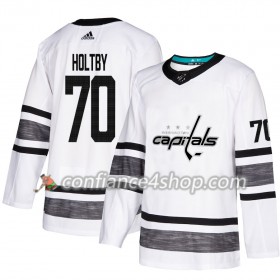 Adidas Maillot de Hockey Washington Capitals Braden Holtby 70 2019 All-Star Blanc Authentic - Homme